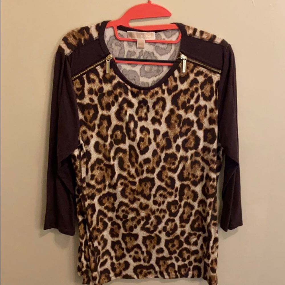Michael Kors Animal Print Top